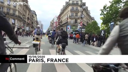 کارزار هواداران استفاده از دوچرخه در پاریس