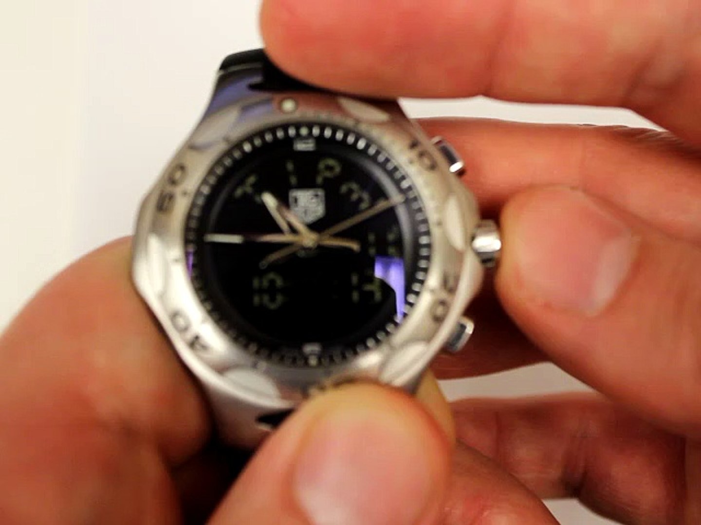 How to set a TAG Heuer Kirium Formula 1 CL111A watch and use the functions