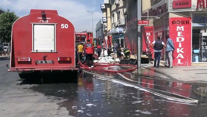 Yangında 2 iş yeri ve 1 konut zarar gördü - DÜZCE