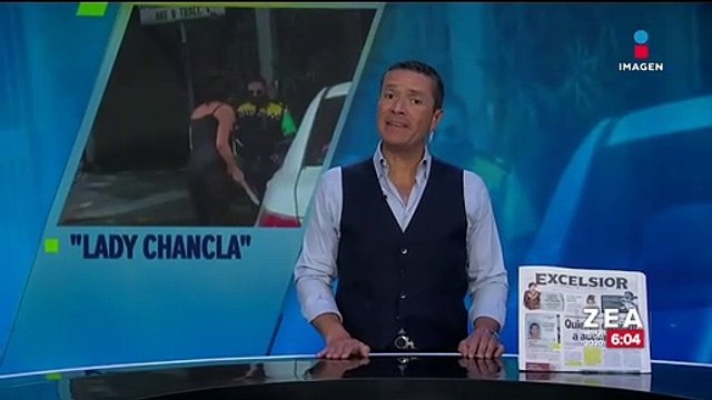 Lady Chancla agrede a policía en alcaldía Benito Juárez