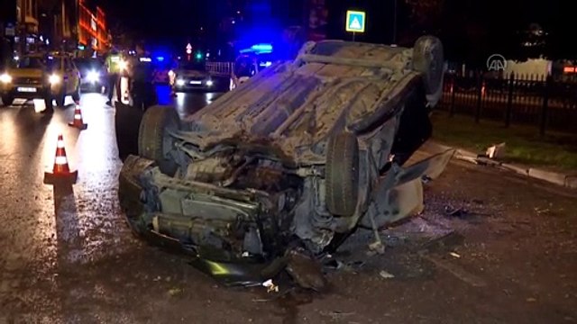 Şişli'de trafik kazası: 5 yaralı - İSTANBUL