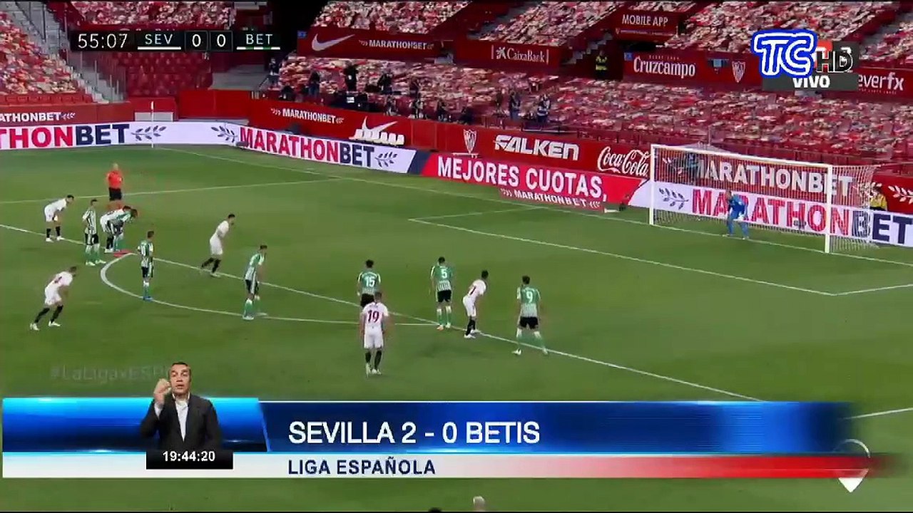 Regresó el fútbol en España: Sevilla derrotó 2x0 a Betis en el reinicio de La Liga