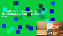 [NEWS]  Real Estate and Property Law for Paralegals by Neal R. Bevans  Free