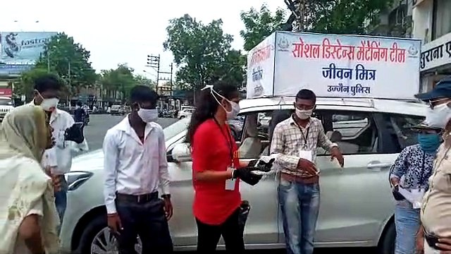 उज्जैन पुलिस का जन-जागरूकता अभियान 'जीवन मित्र योजना' लगातार जारी