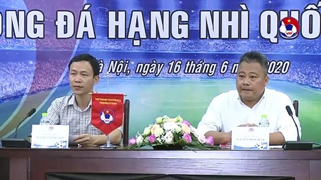 Lễ bốc thăm xếp lịch thi đấu Giải bóng đá Hạng Nhì Quốc Gia 2020 | VFF Channel