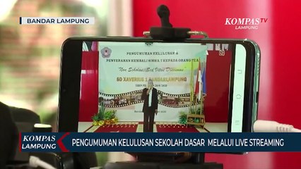 Pengumuman Kelulusan Sekolah Dasar Melalui Live Streaming