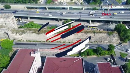 Tarihi surlarda çökme tehlikesi... Yol trafiğe kapatıldı