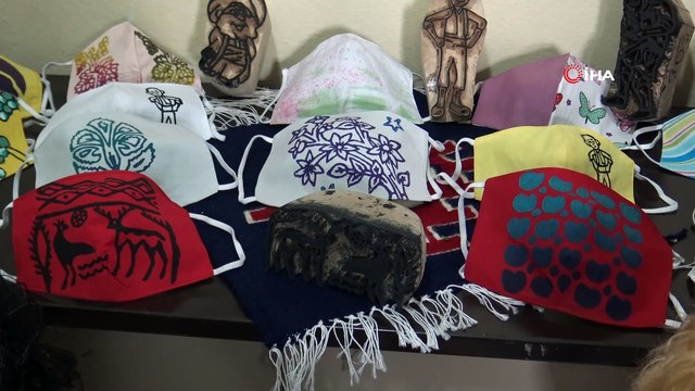 Doğal bitkilerden üretilen aromalı maskeler nefes açıyor