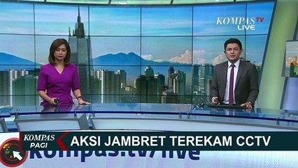Rekaman CCTV Aksi Jambret, Hasil Kejahatan Dijual Untuk Membeli Narkoba