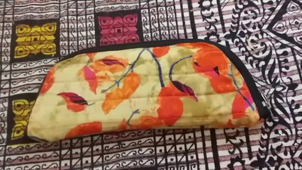 How to make pouch with inside pocket ll FULL CHAIN POUCH ll