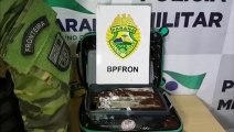 BPFron apreende mais de 13 quilos de maconha em Santa Tereza do Oeste; quatro pessoas foram encaminhadas à 15ª SDP