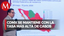 ¿Dónde se concentran los casos activos de coronavirus en México?