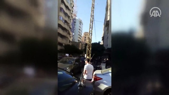 Lübnan'da Ermeni asıllı sunucunun Türkiye'ye hakaret ettiği televizyon kanalı protesto edildi