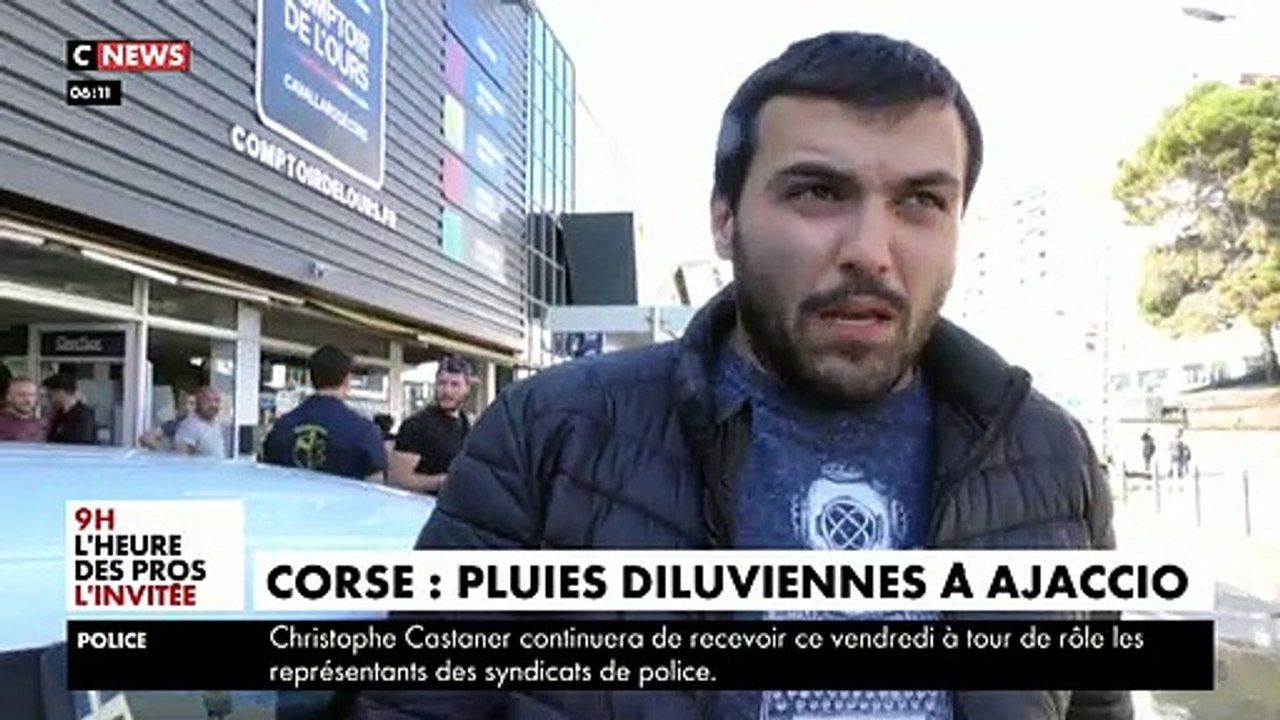 Les images impressionnantes des pluies torrentielles qui ont touché la Corse inondant les rues de d'Ajaccio : C'est du jamais vu !