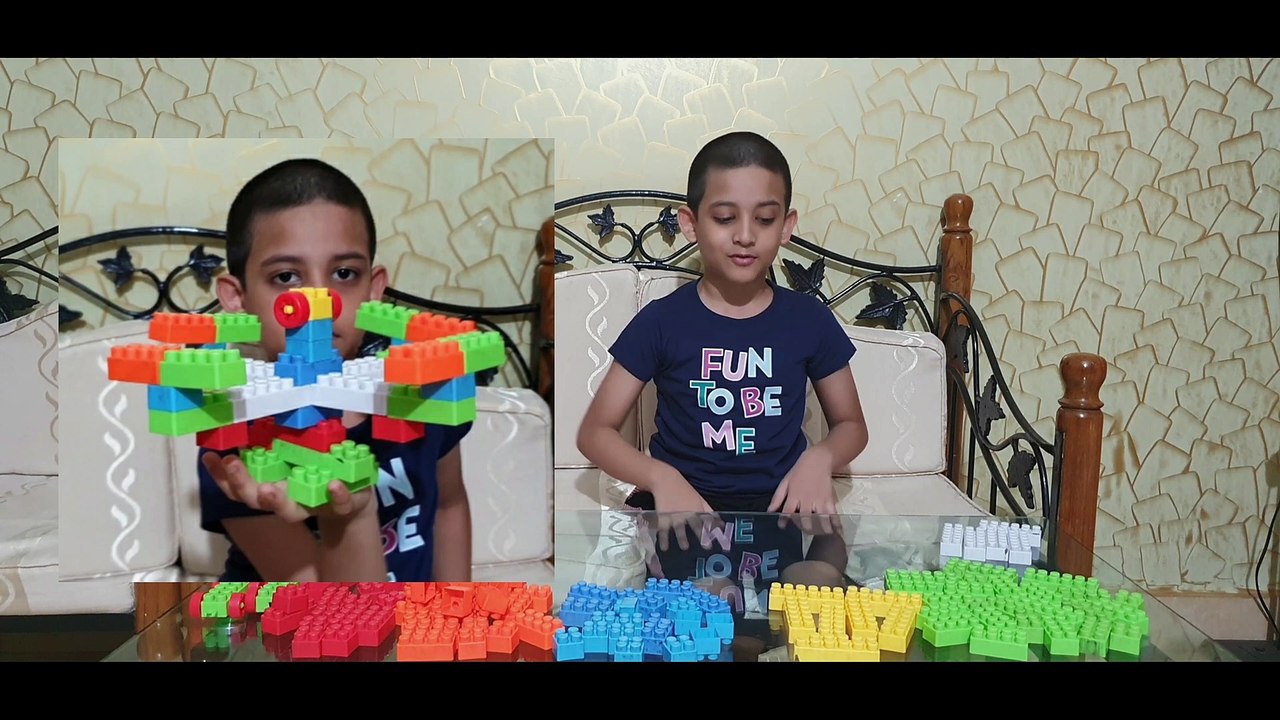 ব্লক দিয়ে ড্রোন বানানো। Making of Drone with Building Blocks.Blocks for kids.