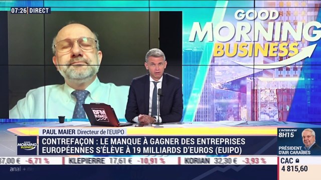 Paul Maier (EUIPO) : Contrefaçon, le manque à gagner des entreprises s'élève à 19 milliards d'euros - 12/06