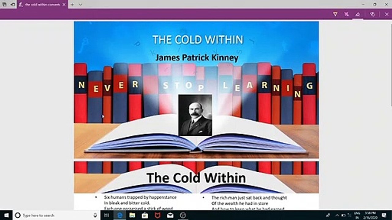 the cold within by James Patrick Kinney