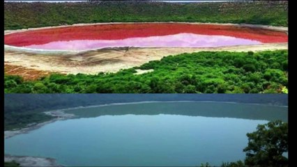 Télécharger la video: LONAR LAKE: Maharashtra Lonar Lake Updates: लोनार झील का पानी हुआ गुलाबी, विशेषज्ञ हैरान | Lonar Turned Pink