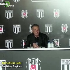 Ahmet Nur Çebi: "Beşiktaş'ta ağa çok"