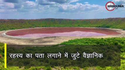 लोनार झील का पानी गुलाबी, दहशत में स्थानीय लोग दुनिया हैरान