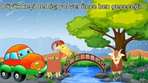 Bir köprüde karşılaşmış iki inatçı keçi çocuk şarkısı | Konuşan Arabalar bebek Şarkıları ve Tekerlemeleri