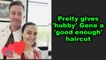 Preity gives 'hubby' Gene a 'good enough' haircut