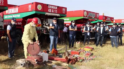"Alev savaşçıları" olası yangınlara karşı yarışmalarla form tutuyor - MUĞLA