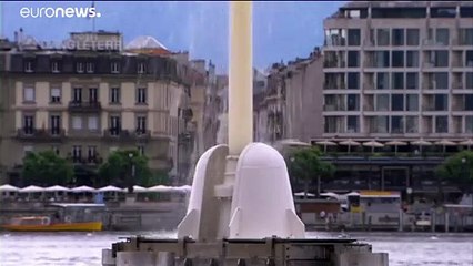 Nach 83 Tagen Stillstand: Genfer "Jet d'eau" sprüht wieder