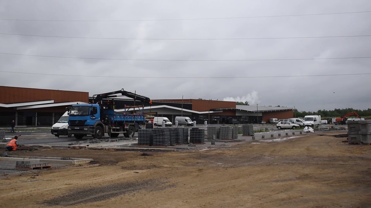 Les travaux du  Retail Park