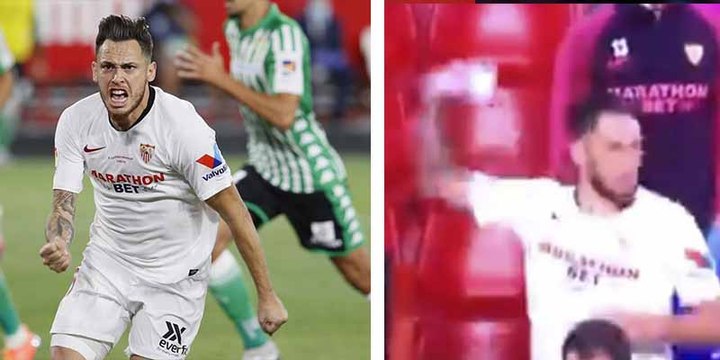 Tan bueno como tonto : las redes 'estallan' contra el sevillista Ocampos por su nueva irresponsabilidad ante el COVID-19
