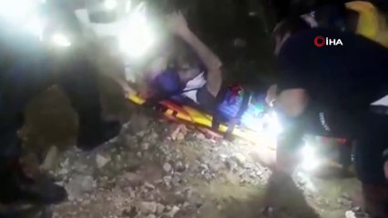 Uçurumda can pazarı: 3 yaralı