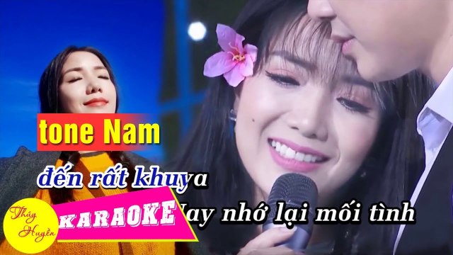 [KARAOKE] Tình Đầu Nho Nhỏ (Tone Nam) - Thúy Huyền Beat Chuẩn