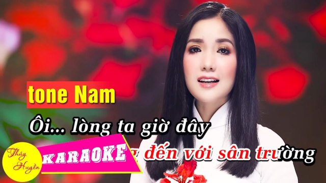 [KARAOKE] Chuyện Tình Người Mang Tên Phượng(Tone Nam) - Thúy Huyền Beat Chuẩn