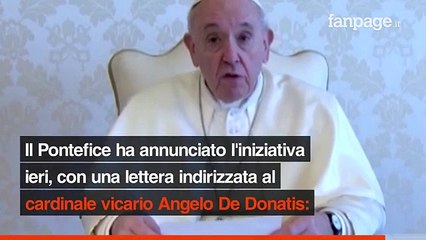 Papa Francesco dona un milione di euro per i lavoratori romani in difficoltà.