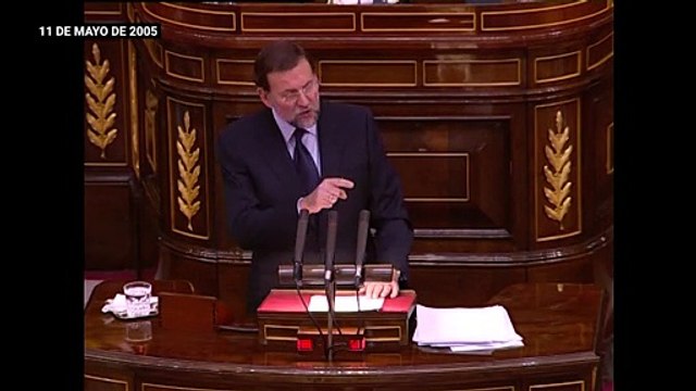 Rajoy, en 2005: Es usted quien se ha propuesto cambiar de dirección y traicionar a los muertos
