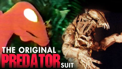 Predator original suit with Jean-Claude Van Damme