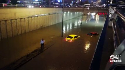 Son dakika: Ankara'da sağanak can aldı | Video