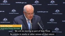 Australia to allow 10,000 spectators at small stadiums