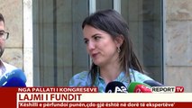 Report TV - Rudina Hajdari: Beteja ime tani është në parlament, duam edhe numërim elektronik