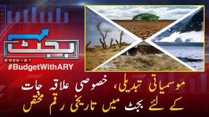 Budget 2020-21: Govt allocates Rs.6 billion for climate change.