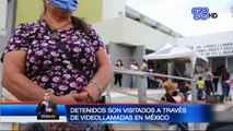 Detenidos son visitados a través de videollamadas en México