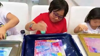 Ryan's DIY Easy Paint Art Activities for Kids with Emma and Kate!