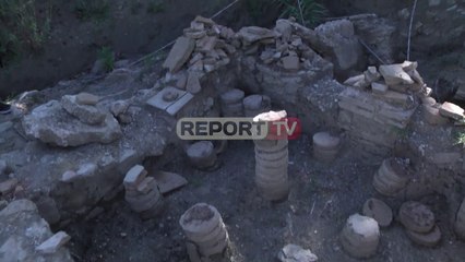 Report Tv zbulon qytetin antik në Belsh, filmimet e rralla të termës së shekullit të II në media