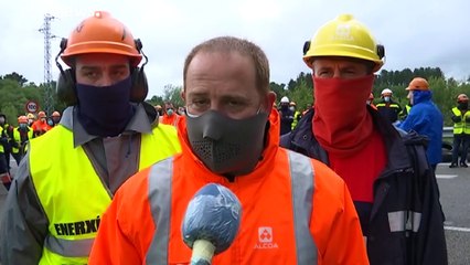 Los trabajadores de Alcoa San Cibrao siguen su lucha