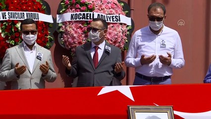 Hayatını kaybeden Kocaeli Cumhuriyet Savcısı Altunoğlu için adliyede tören yapıldı - KOCAELİ
