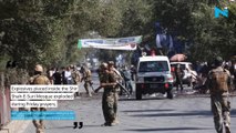 Bomb explodes in Kabul mosque, 4 killed