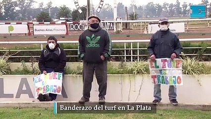 Banderazo del turf en La Plata