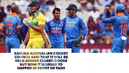 Australia Vs India 2020 Series Schedule details