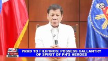 PRRD thanks forefathers for birth of Filipino nation