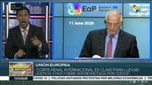 UE preocupada por sanciones de EE.UU. a funcionarios de la CPI